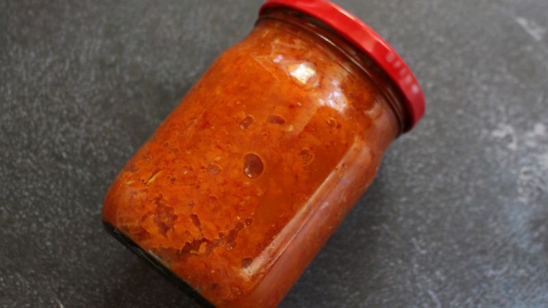 Ікра з моркви та помідорів