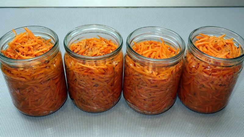 Морквина по-корейськи на зиму у банках. Простий та смачний рецепт