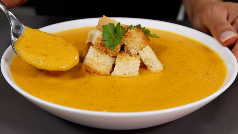 Приготування гарбузового супу