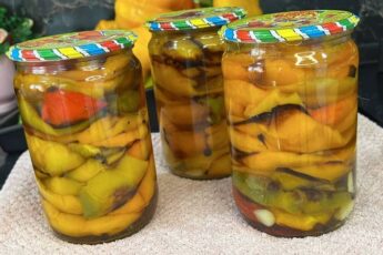 Запечений перець на зиму без стерилізації