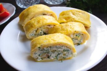 Приготування рулету з начинкою